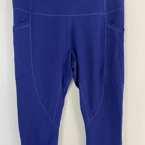 Everlane New  The Perform Pocket Leggings Cobalt Blue Size Large