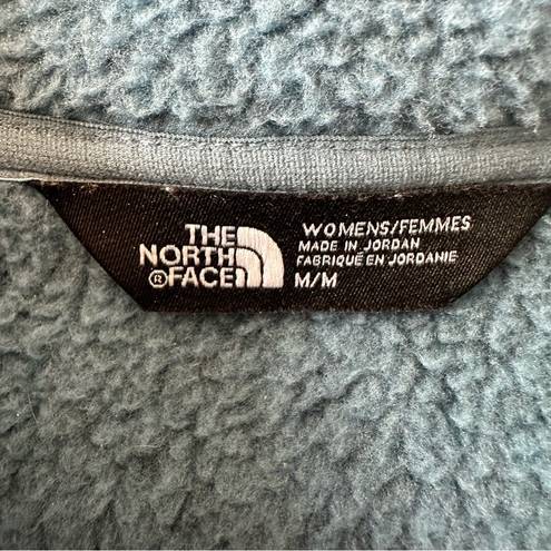 The North Face  Blue Heather Mock Beck Full Zipper Sweater Sweatshirt medium