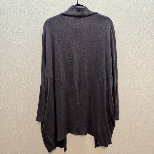 Beyond Yoga  Spacedye Grey Long Sleeve Oversized Open Front Cardigan - XS/S