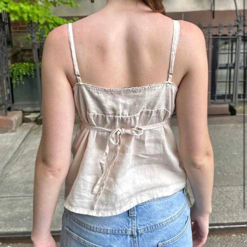 Brandy Melville Edith Linen Tank