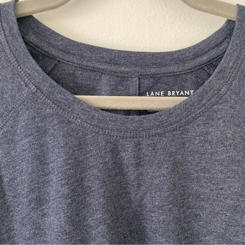 Lane Bryant  Women's Short Sleeve Navy Banded T-Shirt 34/36 NWT
