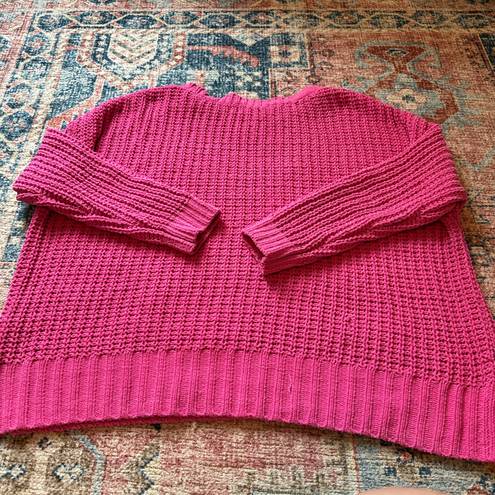 American Eagle Outfitters Hot Pink Sweater