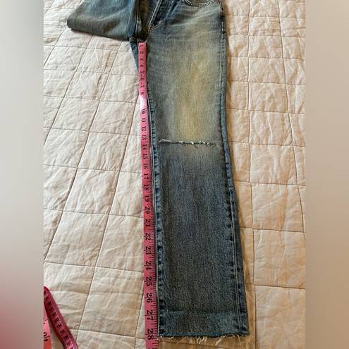 We The Free NWOT  Stella High Rise Skinny Jean Rip & Repair Raw Hem Cuff- 28