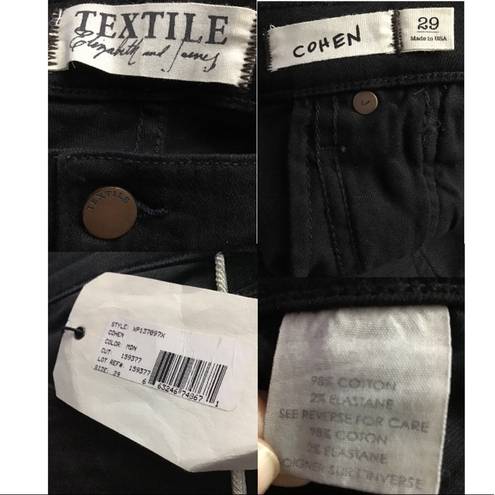 Elizabeth and James Textile  Cohen Ankle Jean BLK 29