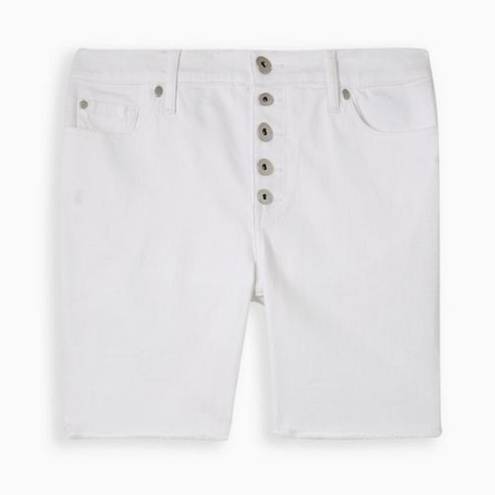 Torrid  Bermuda Vintage Stretch High-Rise Short in White