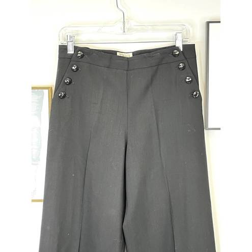 Milly  of New York 100% Wool Black Dress Pants SZ 8