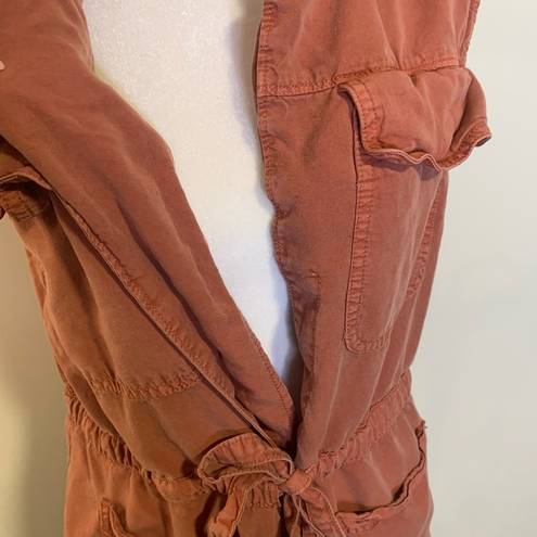 Sanctuary  burnt orange sleeveless jacket vest size M