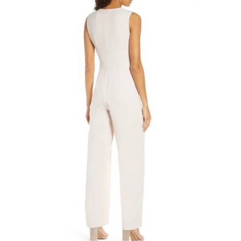 Harper  ROSE Blush Sleeveless Crepe Jumpsuit