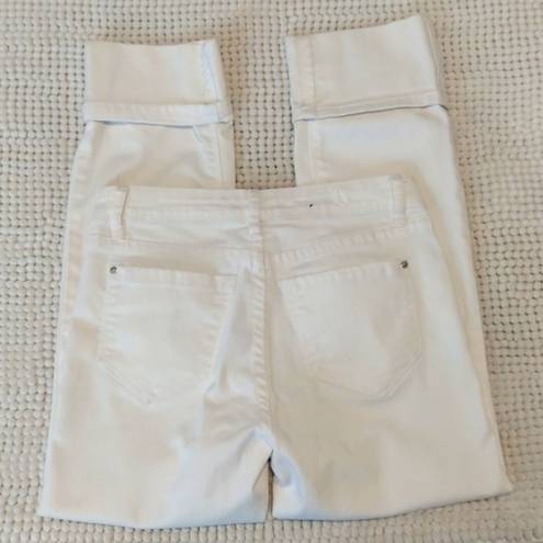 Kensie  White Denim Tomboy Straight Jeans Size 25 EUC #6711