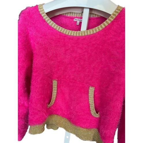 Juicy Couture  Pink XL Long Sleeve Sweater