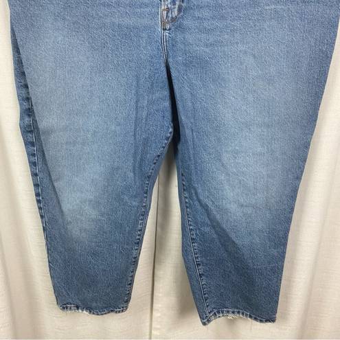 Good American  Good Girlfriend Distressed Jeans Sz.22