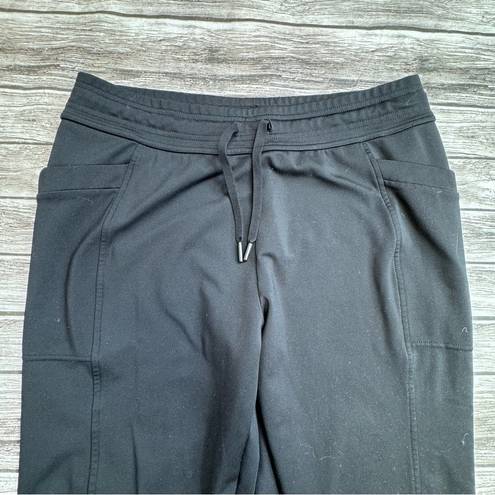 32 Degrees Heat 32 Heat Womens Black Jogger Sweatpants M Med Medium Quick Dry Elastic Drawstring