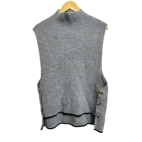 THML  Women's grey knit sweater vest size Small NEW