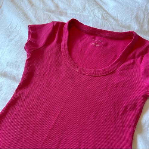 Pilcro  Slim Scoop-Neck Tee