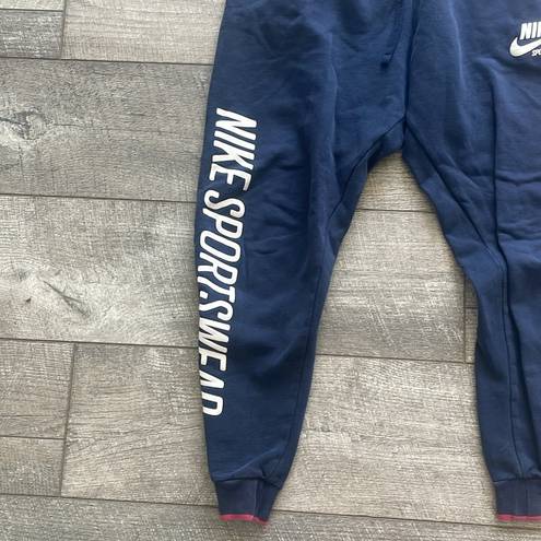 Nike Sportswear Size Small Navy Blue Jogger Sweatpants