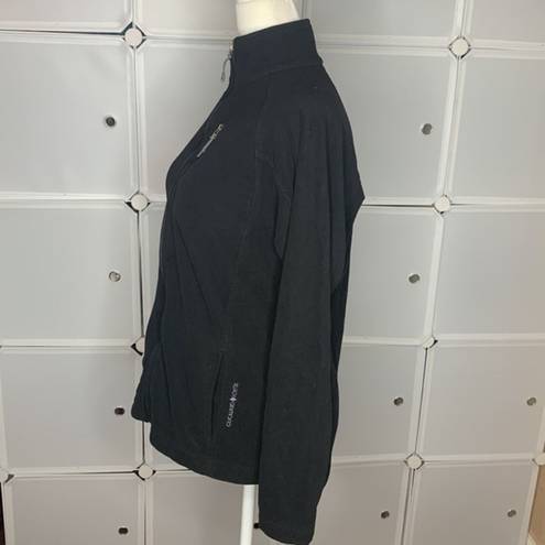 Black Diamond  Black Full Zip Fleece Jacket Size Medium