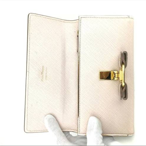 Salvatore Ferragamo  Vara Leather Long Bifold Wallet