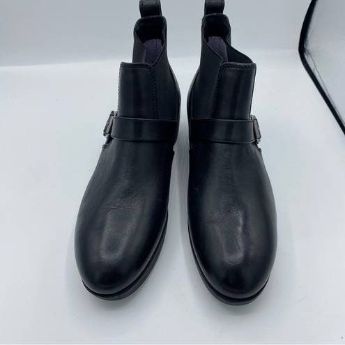 Johnston & Murphy  Women’s Waterproof Elastic Wedges Ankle Booties size 8 M Black