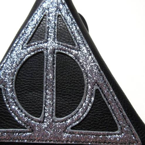 Danielle Nicole NWT  x Harry Potter Glitter Deathly Hallows Pyramid Wristlet