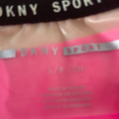 DKNY  Sport Women’s Long Sleeve Peach Crew Neck Activewear Crop Size Small