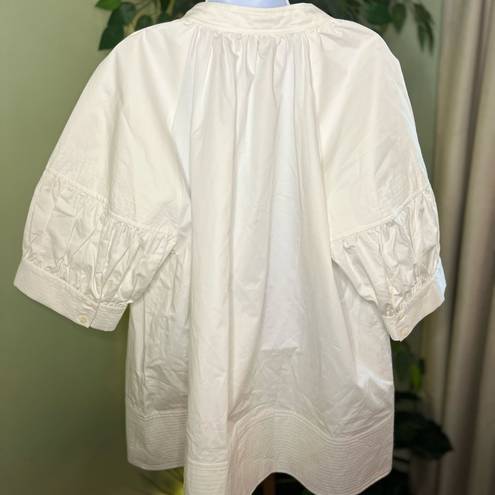 Tuckernuck  White Ruthie Blouse Size XXXL