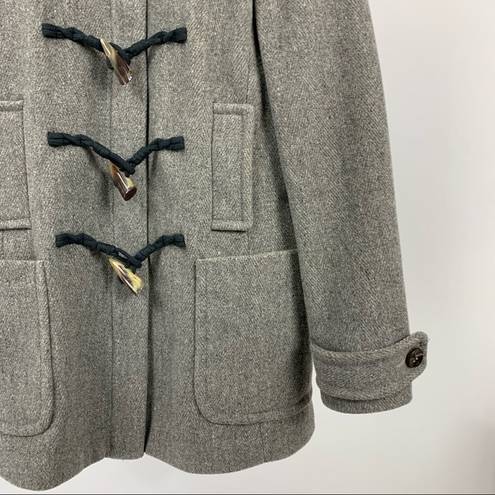 Banana Republic  Gray Wool Toggle Peacoat XS