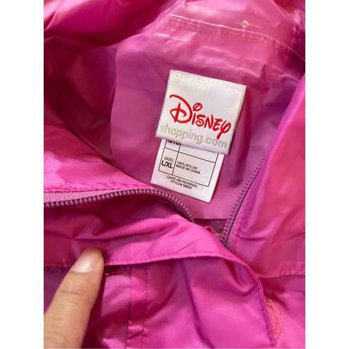 Disney  y2k tinker bell pink rain jacket size large/ xlarge