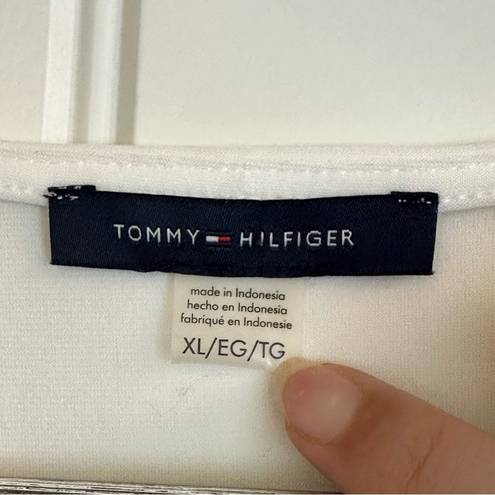 Tommy Hilfiger  white sleeveless blouse women XL