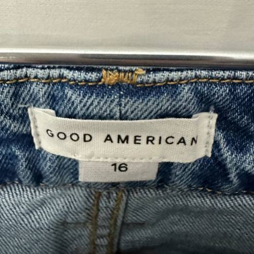 Good American  Good Classic Bootcut Jeans Indigo Size 16 New With Tags