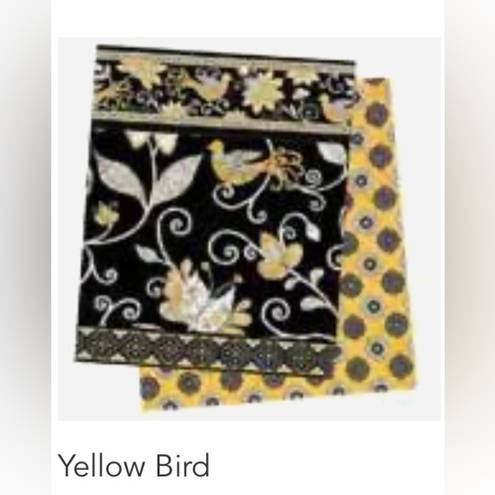 Vera Bradley RETIRED:  | Yellow Bird pattern makeup bag