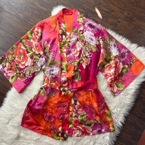 Natori Josie  In Full Bloom Indo Floral Wrap