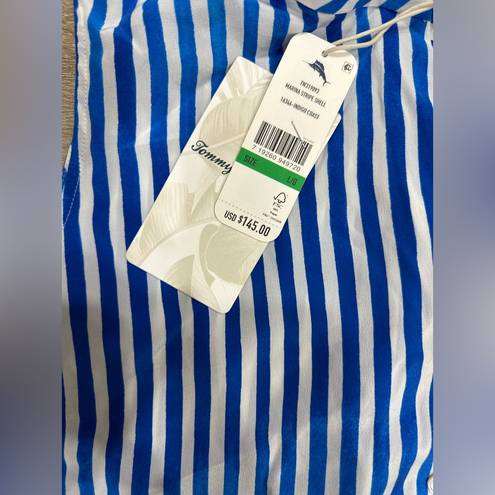 Tommy Bahama NWT  women's striped Silk Tank Top Size large