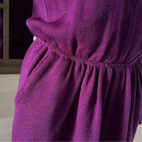 St. John  Couture Purple Sweater Dress, Size 8