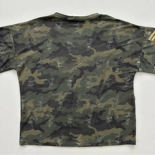 Vintage Havana  Women’s Short Sleeve Camo T-shirt Size S