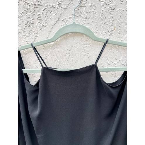 The Row  Cold Shoulder Krauss Halter Neck Top Blouse Black Women's Size Small