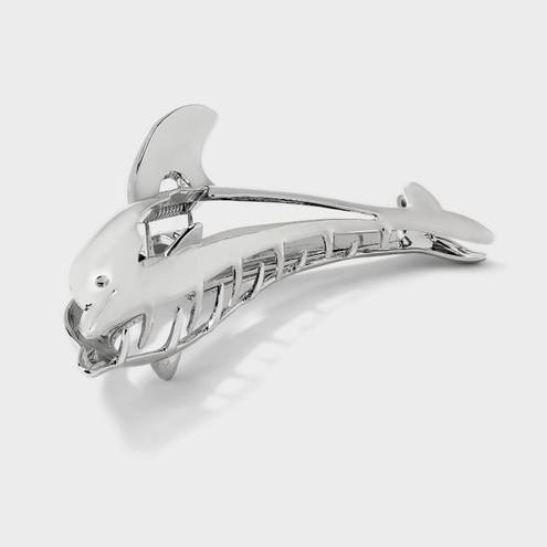 Metal Cut Out Dolphin Claw Hair Clip