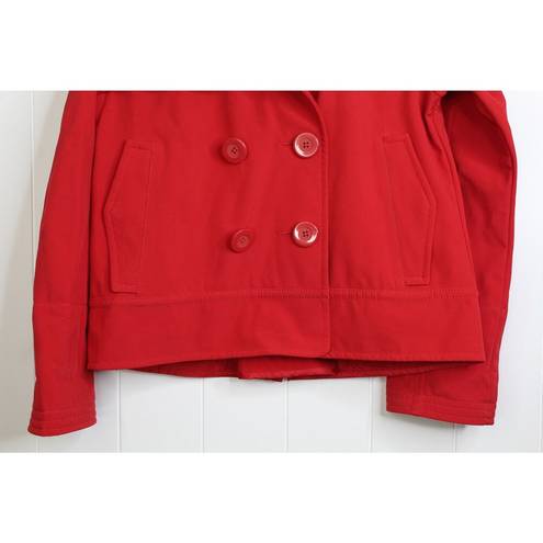 Lululemon  Red Cropped Pea Coat Size 6