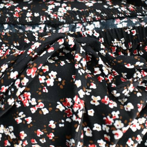 NWT Y2K black & white ditsy floral midi skirt by Vintage Studio Junior's large