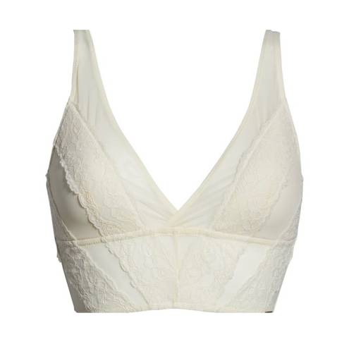 Vince Camuto Winnie Longline Lace Bralette in Ivory