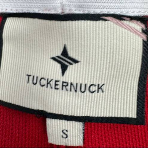 Tuckernuck  Compression Knit Ashford Pants Red Small Crop Pull On