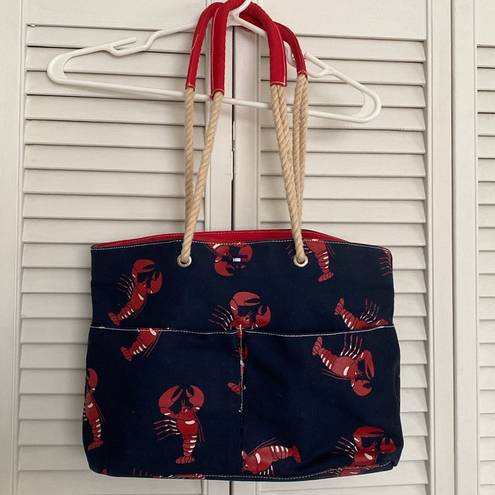 Tommy Hilfiger Vintage Y2K  Canvas Lobster Tote