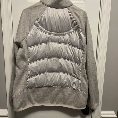 London Fog Grey Mock Neck  Jacket