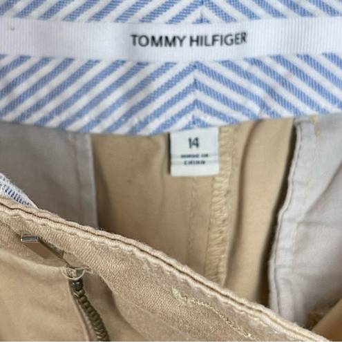 Tommy Hilfiger  Tan Blazer & Cropped Pants Suit