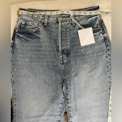 Pistola NWT  Cassie Super High Rise Straight Crop Distressed Baja Size 27