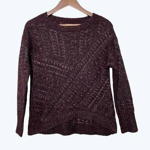 Michael Stars  Wool and Alpaca Blend Cable Knit Pullover Sweater XS