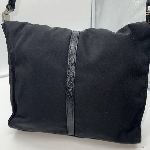 Gucci  Jackie Shoulder Hand ToTo Bag Nylon Leather Black Authentic (See photos)