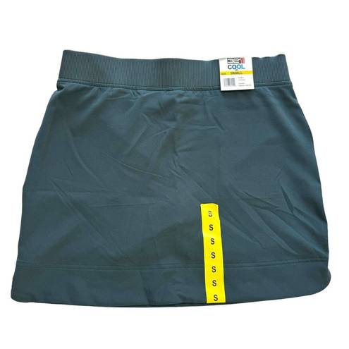 32 Degrees Heat 32 Degrees Cool Athletic Skort Womens S Smoke Green Tennis Golf Country Club NWT