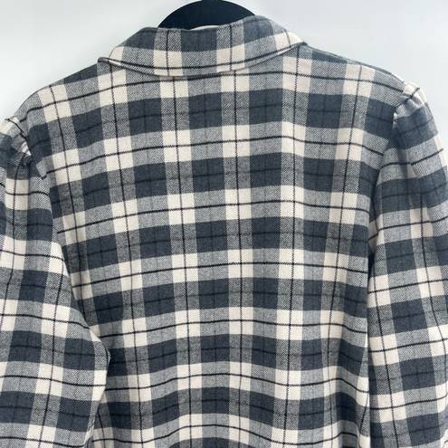 Tuckernuck  Midnight Plaid Saranac Shirt Cotton Flannel Button Front Collared xxl