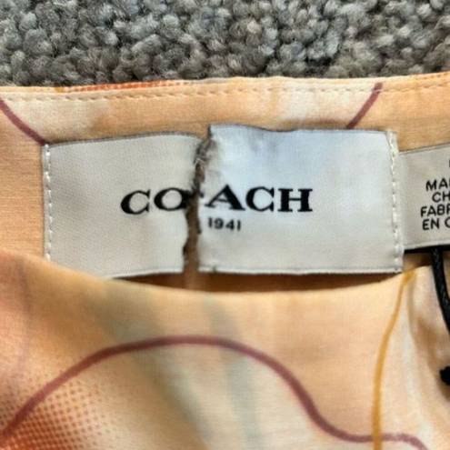 Coach NEW  Long Draped Skirt with Pockets size 2