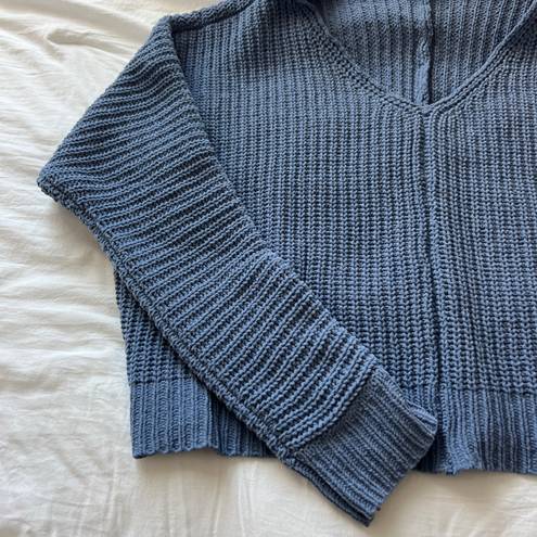 Moon & Madison knit sweater  Size medium Condition: perfect condition  Color: blue  Details: -v neck  -so soft and comfy  -I ship between 1-2 days